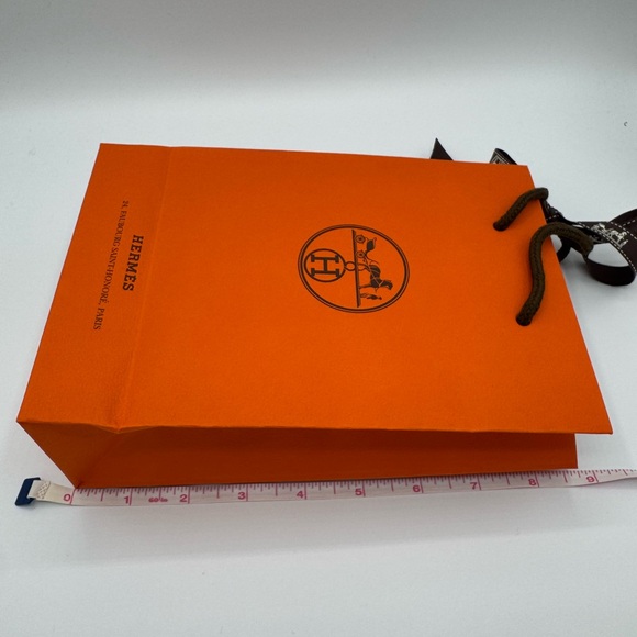 💞Authentic💞Hermes Small Shopping Bag with ribbon. - Picture 8 of 10